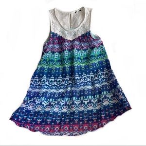 Girls Sleeveless Boho Dress - Size 4
